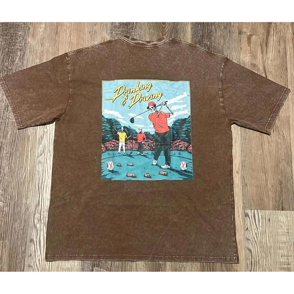 E#688-XXL-cotton 100%, super soft, super comfy, graphic tee